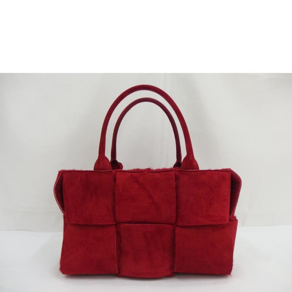 Bottega The Arcotote Suede Red